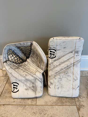 Warrior G4 Intermediate Goalie Glove and Blocker
