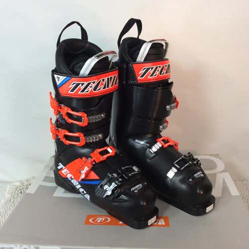 New Kid's Tecnica Racing R9.8 110 Ski Boots Medium Flex Mondo 27.5