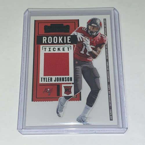 Tyler Johnson Tampa Bay 2020Panini Contenders NFL Rookie Ticket Swatch Variation