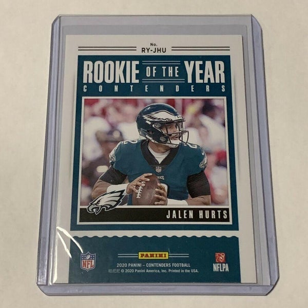 Jalen Hurts Philadelphia Eagles 2020 Panini Contenders NFL Rookie Of The  Year