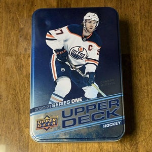 2020-21 Upper Deck Series 1 Hockey Retail Collectible Open Empty Tin With Insert