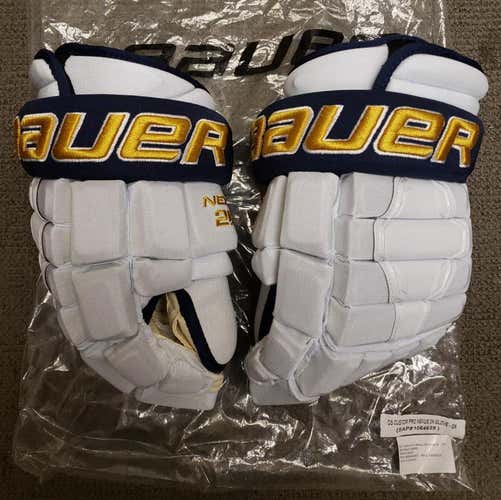Bauer Nexus 2N Gloves 13" Pro Stock Buffalo Sabres 50th Anniversary