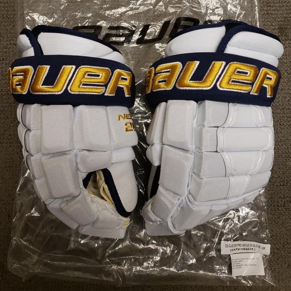 Bauer Nexus 2N Gloves 13" Pro Stock Buffalo Sabres 50th Anniversary