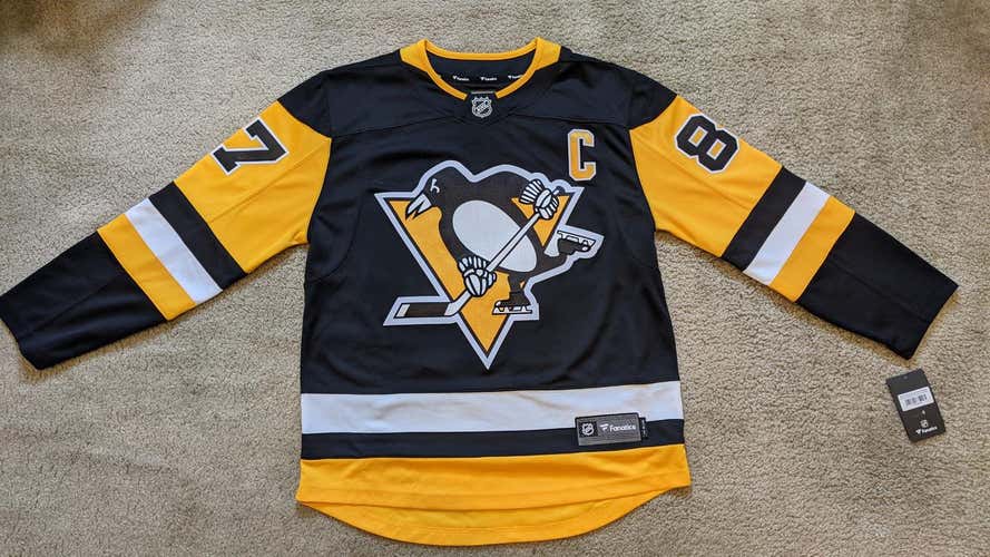 New Replica Fanatics Medium Crosby Jersey