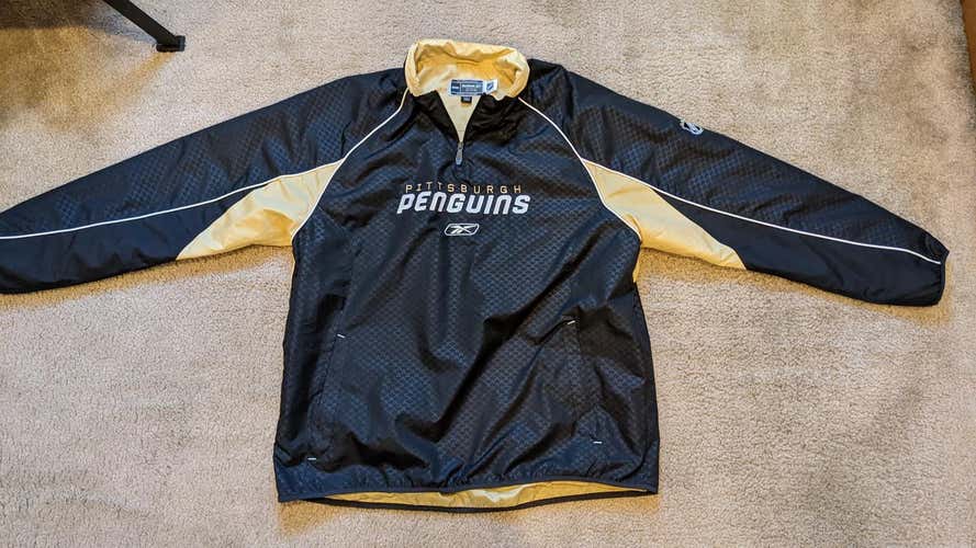 Black XL Reebok Pittsburgh Penguins Jacket