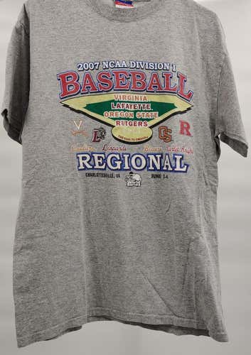 2007 NCAA Division 1 Baseball Regional College World Series Champion T-Shirt Size Adult Large