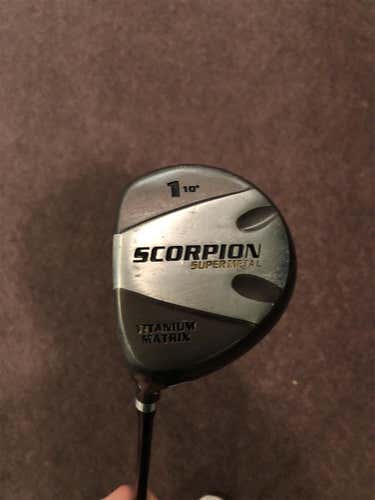 Men's Left Hand Scorpion Super Metal Regular Flex 10 Loft Driver