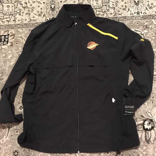 VANCOUVER CANUCKS Pro Issued Retro Fanatics Rinkside Team Jacket