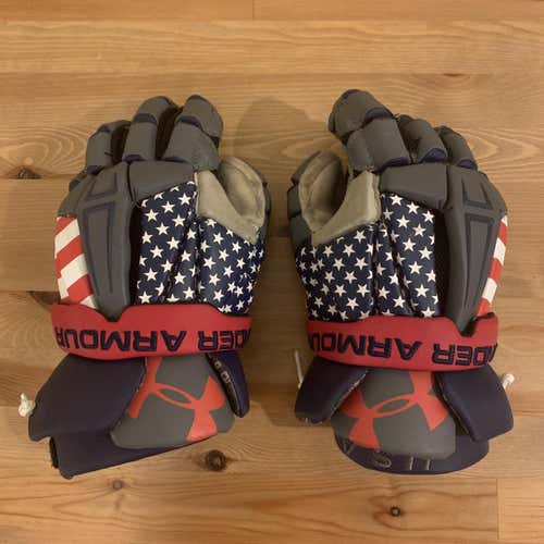 **FLASH SALE** *Limited Edition*U.S.A. Under Armour Command Pro Gloves(13”)