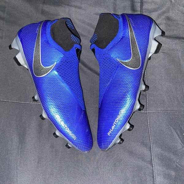 Blue Unisex Molded Cleats Nike Phantom Vision Elite Cleats