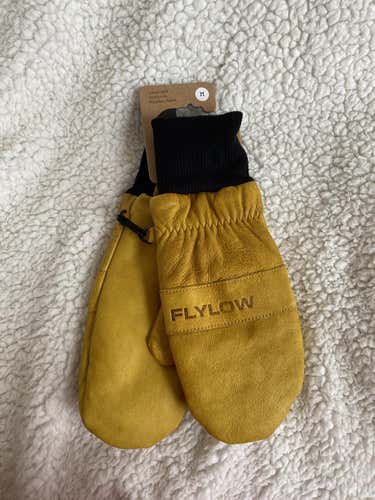 New Flylow Mittens Brown- Adult Medium