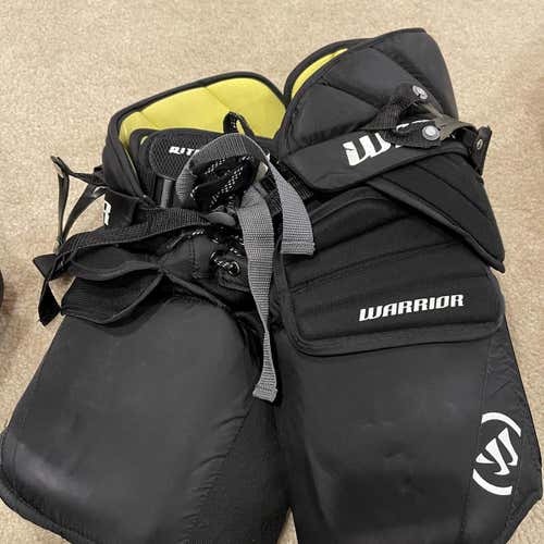 Black Junior Large Warrior Ritual X Hockey Goalie Pants