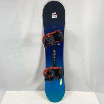Kid's New Burton Custom smalls Snowboard All Mountain With Bindings