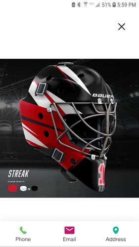New Goalie Mask Helmet Decal Kit