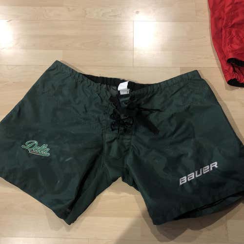 Senior Large Bauer Goalie Pant Shell Green Wild