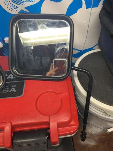 Black Used Quadratec Side Mirrors For Jeep Wrangler