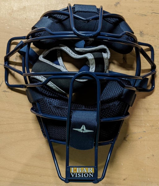 Never Used Adult All Star System 7 Catcher's Mask (Navy Blue)