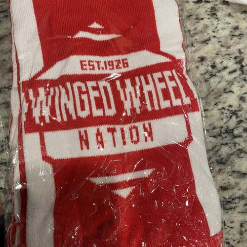 Red Wings Winged Wheel Nation Scarf