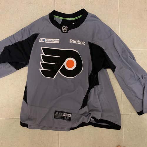 Gray Adult Size 54 Reebok Pro Stock Jersey