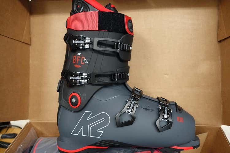 New 20/21 Men's K2 BFC 100 Heat Gripwalk Alpine Ski Boots - Size 30.5