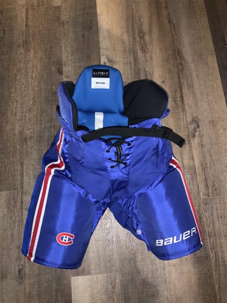 NEW NHL MTL CANADIENS Large+1 Bauer Nexus Custom Pro Pro Stock Hockey Pants
