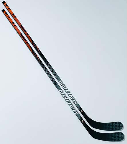 New 2 Pack Bauer Vapor ADV Hockey Sticks (Flylite Dress)-LH-87 Flex-P92-Stick' Em- Green ADV Stripe