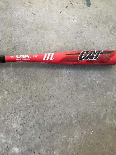 Used Kid Pitch (9YO-13YO) 2019 Marucci Alloy Cat USA Bat (-10) 18 oz 28"