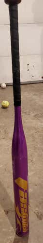 Purple Used High School/College DeMarini Alloy Bat (-11) 22 oz 33"