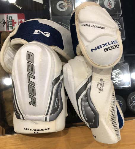 Used Senior Small Bauer Nexus 8000 Elbow Pads