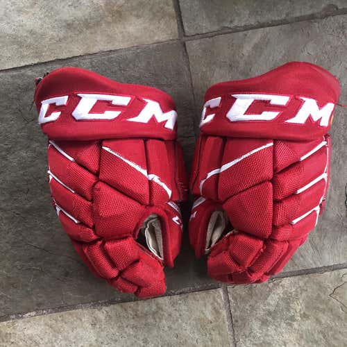 Red Senior CCM Pro Model 14" Pro Stock Gloves