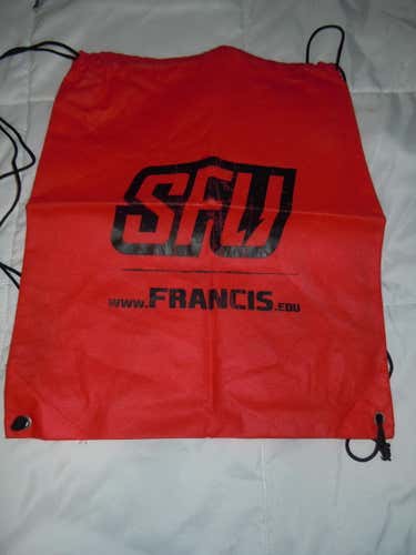 SAINT FRANCIS UNIVERSITY OF PA STRING BAG-BACKPACK-SHOE BAG-SHOULDER BAG-RED FLASH