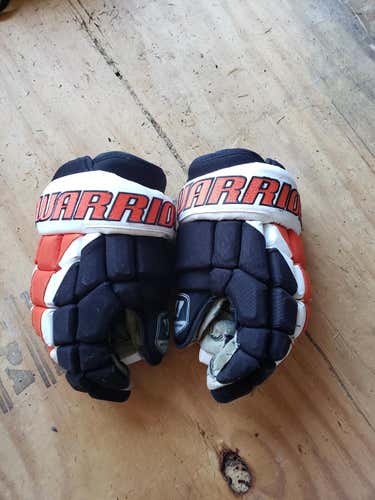 Black Used Senior Warrior Gloves 14"
