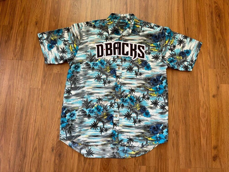 Texas Rangers Hawaiian Print Shirt SGA MLB L