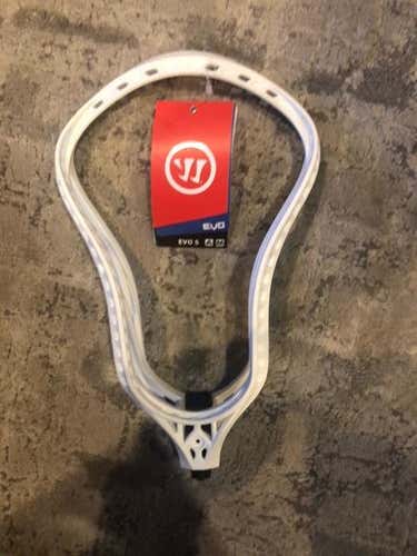 White New Attack & Midfield Warrior Unstrung Evo 5 Head