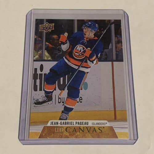 Jean-Gabriel Pageau New York Islanders 2020-21 Upper Deck UD Canvas Card #C52