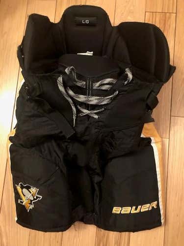 Pittsburgh Penguins Used Junior Large Bauer Nexus Hockey Pants
