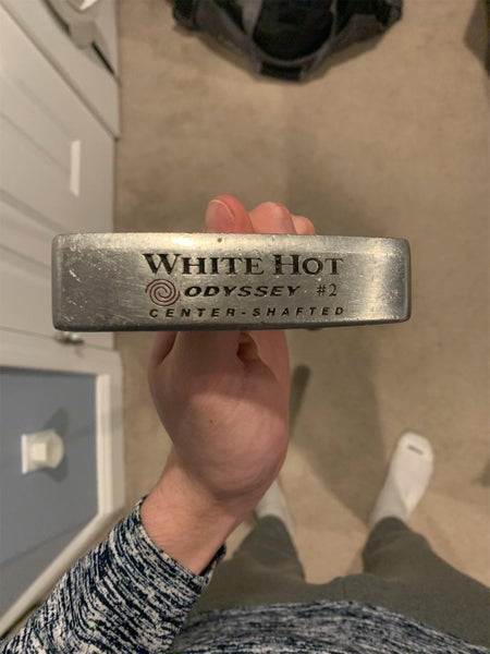 Used Right Handed White hot #2 Putter With Super Stroke Grip
