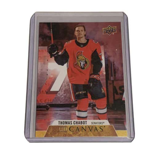 Thomas Chabot Ottawa Senators 2020-21 Upper Deck UD Canvas Card #C58