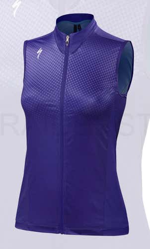 Specialized Women's RBX Comp Sleeveless Cycling Jersey Geo Crest Indigo - Medium