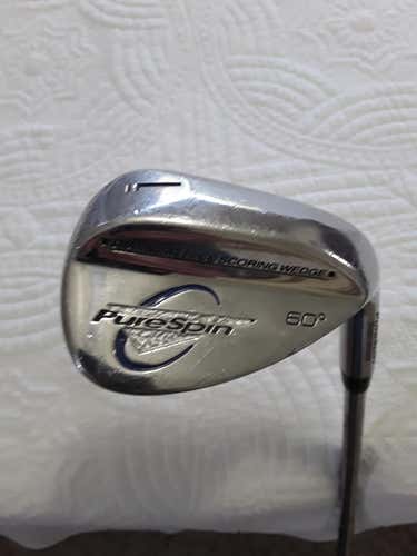 Pure Spin Lob Wedge Regular Flex 60 Degree Steel Shaft