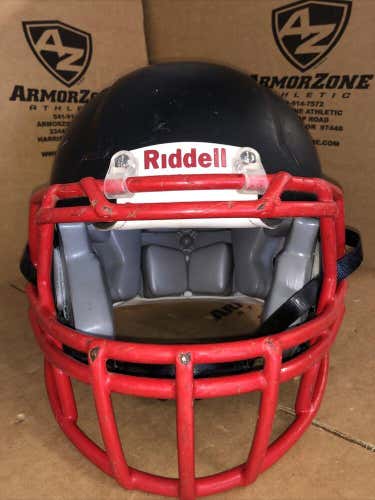 USED RIDDELL YOUTH SPEED CLASSIC FOOTBALL HELMET - MEDIUM - FLAT BLACK