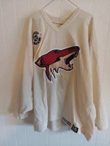 Phoenix Coyotes unused sand #69 practice jersey size 56 (non-goalie cut with everything sewn on)