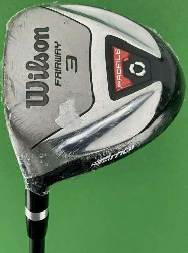 Wilson Profile High MOI Fairway 3-Wood LEFT Hand 3W Graphite Regular R-Flex 2256