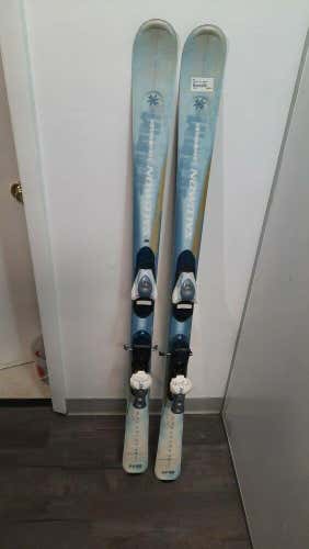 Salomon All Mountain Skis With Salomon Bindings Size 150cm