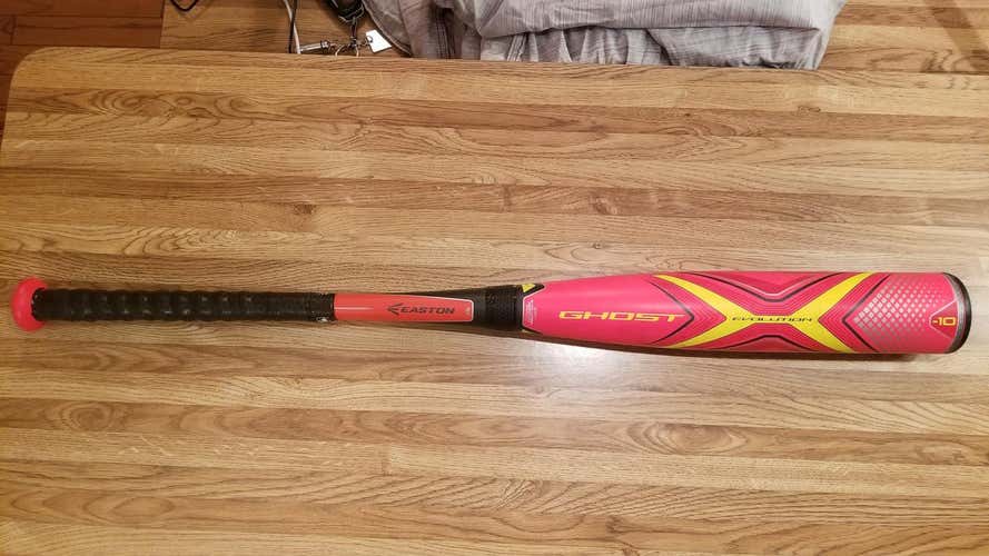 **LIKE NEW** 2019 Easton Composite Ghost X Evolution Bat (-10) 20 oz 30"