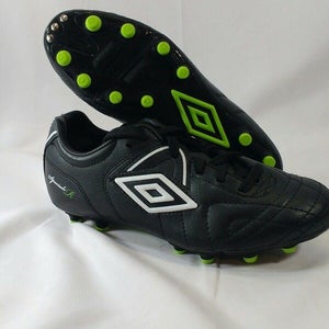 Umbro Seciali R Cup Jr Junior Youth Black White Size 4.5 Soccer Cleats Shoes New