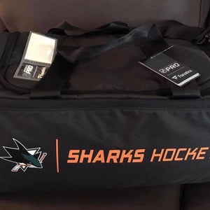 *** Only 2 Bags Left*** San Jose Sharks NHL Pro Issued Hockey Coaches/ Duffle Bag