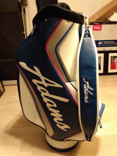 "NEW" Red/White & Blue Adams Tour Staff Bag-UltraLite 2 Pocket Display Bag