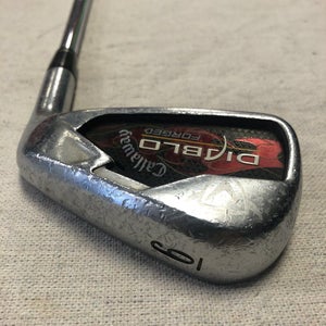 Used Callaway Diablo Forged 6 Iron Steel Stiff Golf Individual Irons