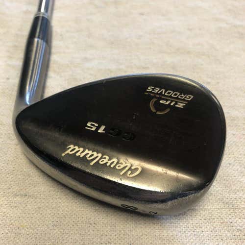 Used Cleveland Cg15 58 Degree Steel Uniflex Golf Wedges